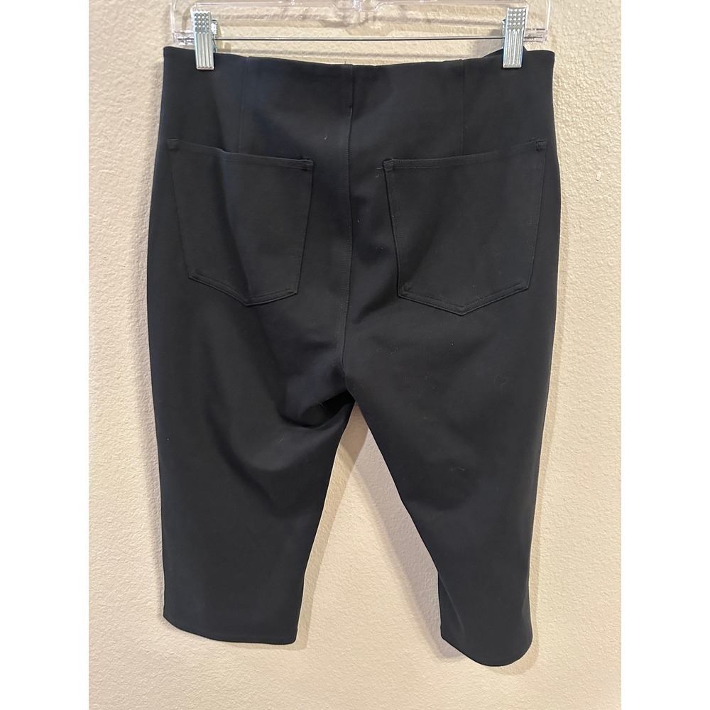 American Eagle Outfitters Black Cropped Leggings Stretch M/M Medium - Picture 5 of 7